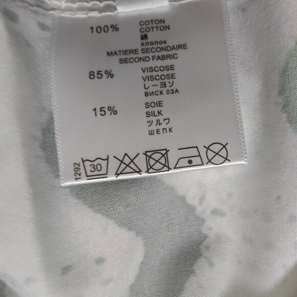 Casablanca Men's Wave Crochet Shirt - Picture 5 of 6